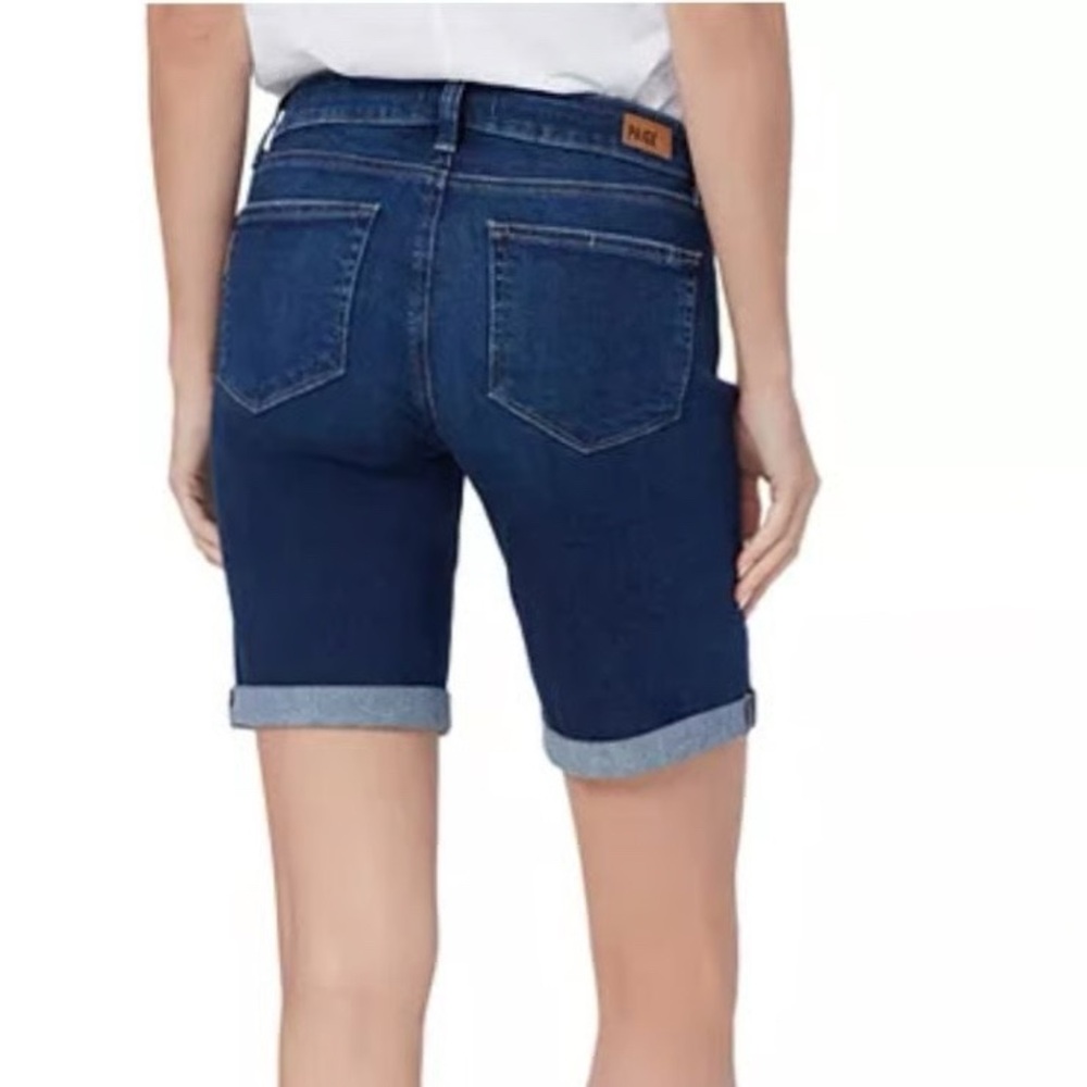 Paige Jax Denim Bermuda Jean Shorts in Amara Women’s Sz 26 - Picture 3 of 7